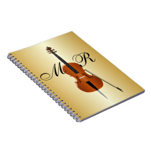 Monogrammed Cello Notitieboek