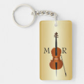Monogrammed Cello Sleutelhanger (Voorkant)