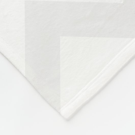 Monogrammed Chevron Name Pink Fleece Deken (Hoek)