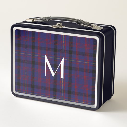 Monogrammed Clan MacDonald Pset Metal Lunch Box (Voorkant)