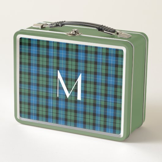 Monogrammed Clan MacKirdy Pset Metal Lunch Box (Voorkant)