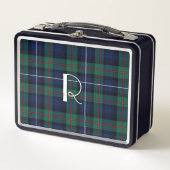 Monogrammed Clan Robertson Pset Metal Lunch Box (Voorkant)