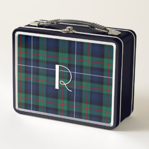 Monogrammed Clan Robertson Pset Metal Lunch Box