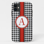 Monogrammed Classic Houndstooth iPhone 5 Case Mate (Achterkant)