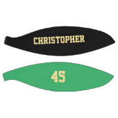 Monogrammed Club Team Speler Naam Nummer Aangepast Basketbal (Panelen)