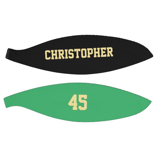 Monogrammed Club Team Speler Naam Nummer Aangepast Basketbal (Panelen)