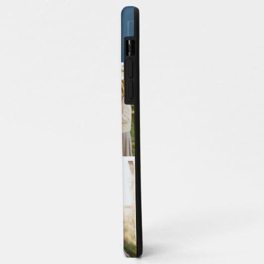 Monogrammed Collage Blauw I Telefoonhoesje Case-Mate iPhone Case (Achterkant/links)