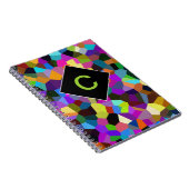 Monogrammed-Confetti in juweelkonen Notitieboek (Rechterzijde)