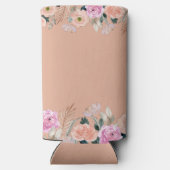 Monogrammed Cooler - stoffige roze bloemig (Achterkant)