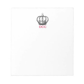 Monogrammed Corona Note Pad Notitieblok