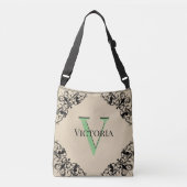  Monogrammed Cross - Body Canvas tas (Voorkant)