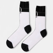 Monogrammed D Sokken (Links)