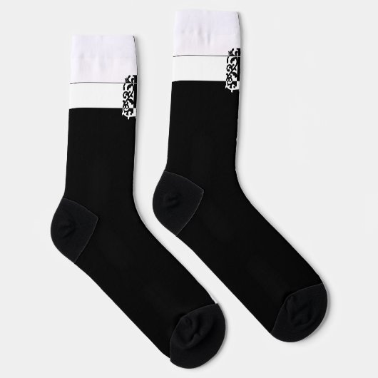 Monogrammed D Sokken (Rechts)