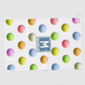 Monogrammed Dames Golf Gifts Golf Towel Golfhanddoek (Horizontaal)