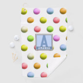 Monogrammed Dames Golf Gifts Golfhanddoek (Insitu)