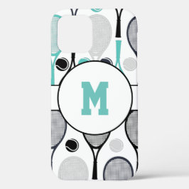 Monogrammed de Naam van de Speler van de Brief Gep Case-Mate iPhone Case