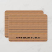 Monogrammed de Sjabloon van de Kijker van het Hout (Voorkant / Achterkant)