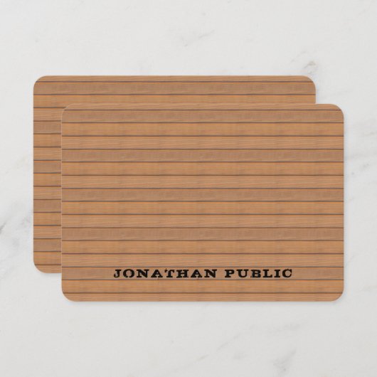 Monogrammed de Sjabloon van de Kijker van het Hout (Voorkant / Achterkant)