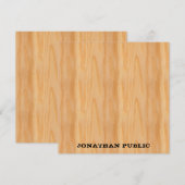 Monogrammed de Sjabloon van de Kijker van het Hout (Voorkant / Achterkant)