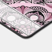 Monogrammed Deco Dusky Roos Cherry Blossom Mandala Bureaumat (Hoek)