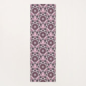 Monogrammed Deco Dusky Roos Cherry Blossom Mandala Yogamat (Achterkant)
