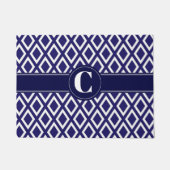 Monogrammed Diamond Pattern Doormat Deurmat (Voorkant)