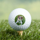 Monogrammed Dog Photo Gift for Golfer Golfballen (Insitu Shirt)