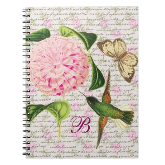 Monogrammed Dream Notitieboek (Voorkant)