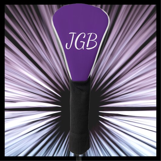 Monogrammed Driver/Putter Hoesje Kies uw kleur Golfheadcover