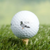 Monogrammed duif golfballen
