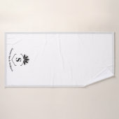 Monogrammed Elegance Spa Handdoek (Badhanddoek)