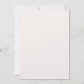 Monogrammed Elegant Script Green Beige Wedding Kaart (Achterkant)