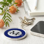 Monogrammed en Personalized Golf Sleutelhangers (Zijkant)