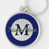 Monogrammed en Personalized Golf Sleutelhangers (Voorkant)