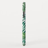 Monogrammed Exotic Leaves Case-Mate iPhone Case (Achterkant/rechts)