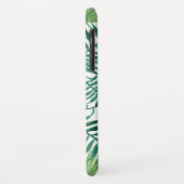 Monogrammed Exotic Leaves Case-Mate iPhone Case (Achterkant/links)