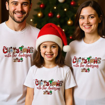 Monogrammed Familie Kerst Shirten
