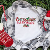 Monogrammed Familie Kerst Shirten T-shirt