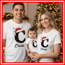 Monogrammed Familie Kerstgewei Santa Hat