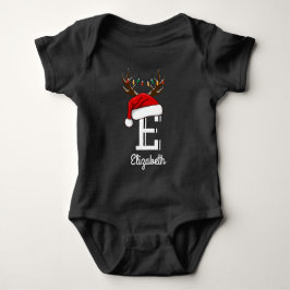 Monogrammed Familie Kerstmis Matching Outfits Romper