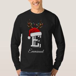 Monogrammed Familie Kerstmis Matching Outfits T-shirt