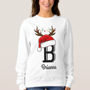 Monogrammed Familie Kerstmis Matching Outfits Trui