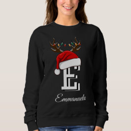 Monogrammed Familie Kerstmis Matching Outfits Trui