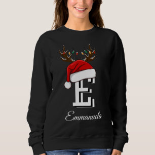 Monogrammed Familie Kerstmis Matching Outfits Trui