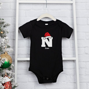 Monogrammed Familie Kerstmis Personaliseren met na Romper