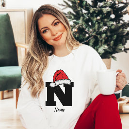 Monogrammed Familie Kerstmis Personaliseren met na Trui