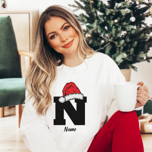 Monogrammed Familie Kerstmis Personaliseren met na Trui