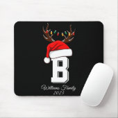 Monogrammed Family Christmas Matching Outfits  Muismat (Met muis)