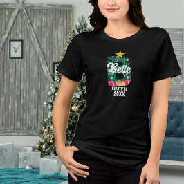 Monogrammed Family Christmas op naam Betekenis Tri-Blend Shirt