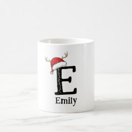 Monogrammed Family Christmas Personalize With Name Koffiemok